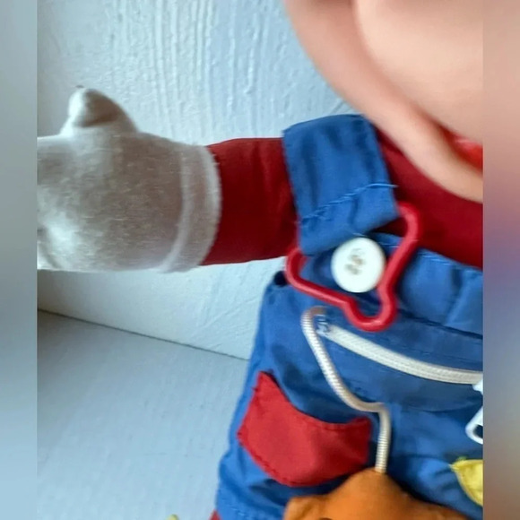 Vintage 1980s Mickey Mouse Learn to Dress Me Doll Mattel Button Zipper​ Shoe Tie - Picture 6 of 14